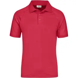 Mens Santorini Golf Shirt Red